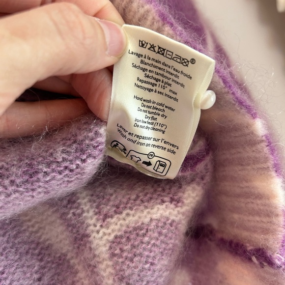 Sézane Purple Floral Cardigan - Picture 8 of 9